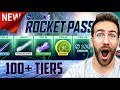 BUYING ALL THE TIERS OF THE NEW ROCKET PASS IN Rocket LEAGUE (Season 5)