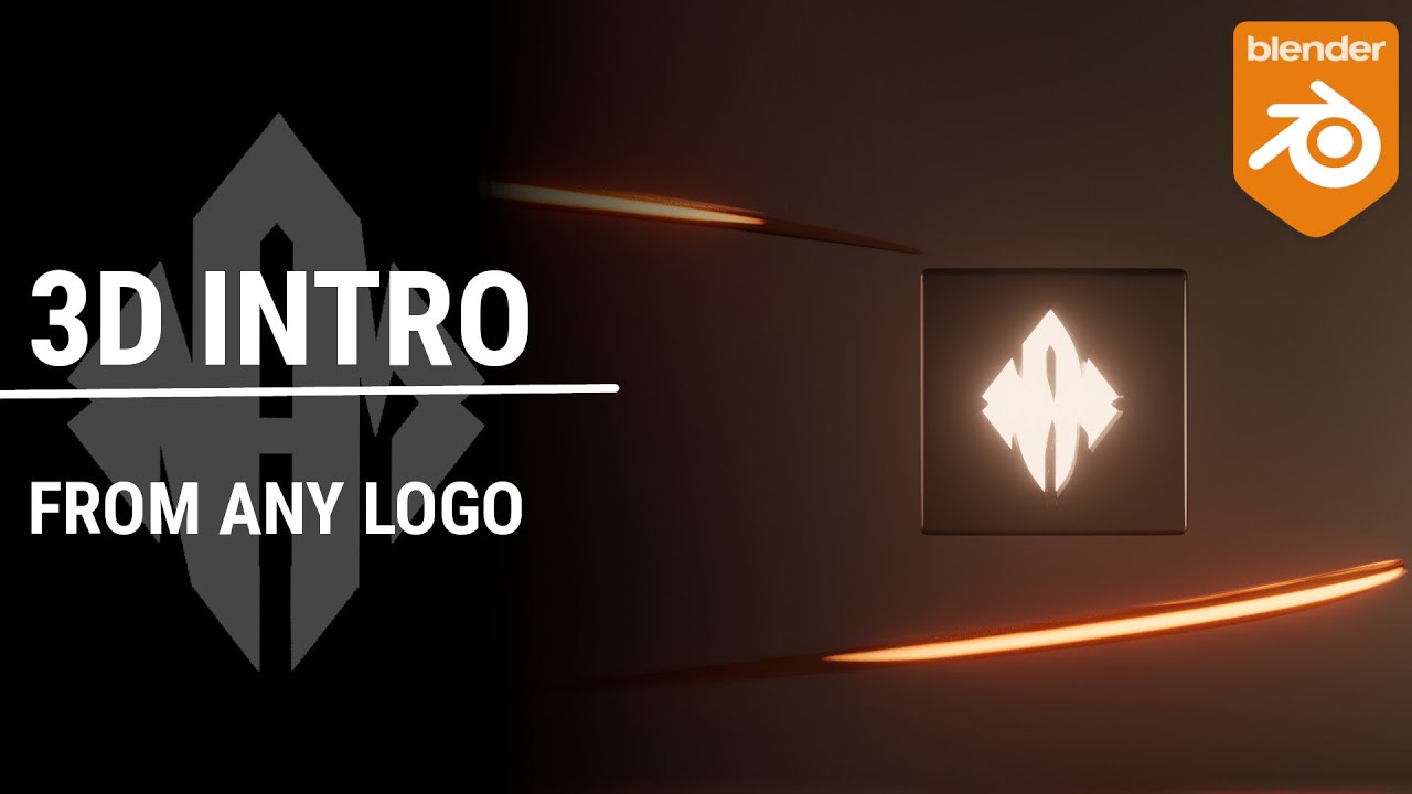 How to make 3D INTRO Animation by Blender 3D | Blender tutorial | EEVEE ...