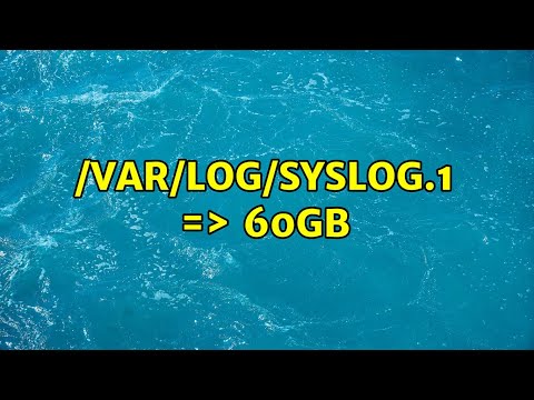 /var/log/syslog.1 =＞ 60GB (2 Solutions!!)