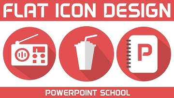 PowerPoint Flat Icons Making Speedart Tutorial