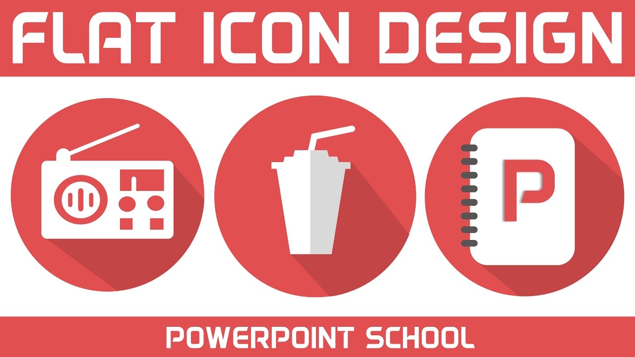 Powerpoint Flat Icons Making Speedart Tutorial Youtube