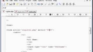 PHP Tutorials: Register and Login Page - Registration [2/6] (5/9)