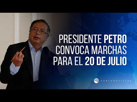 ⁣Petro convocó movilizaciones para el 20 de julio en defensa de las reformas sociales
