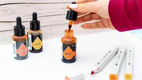 How do you're ink a Spectrum Noir marker?