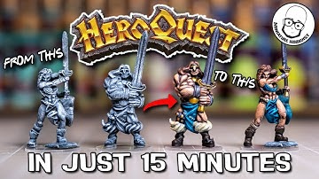 How to Speedpaint HeroQuest Miniatures #Slapchop Style