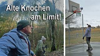 Waldweg, Motorradstrecke Und Basketball-Action