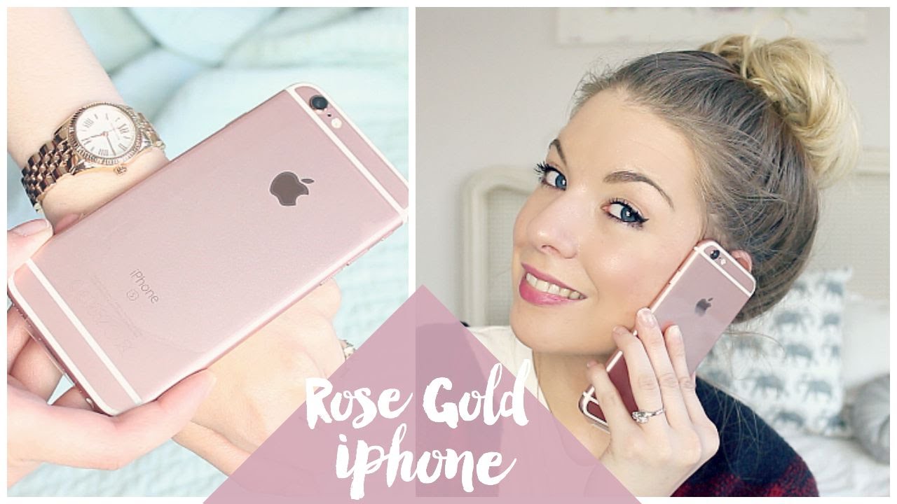 Rose Gold Iphone 6s Unboxing Dollybowbow Youtube