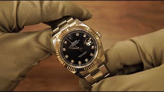 Обзор часов Rolex Datejust 41 мм 126334-0011 с бриллиантами и браслетом Oyster