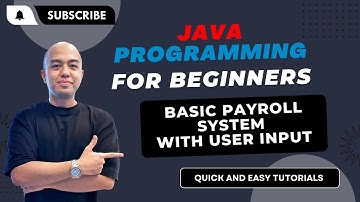 Java Basic Payroll System with User Input
