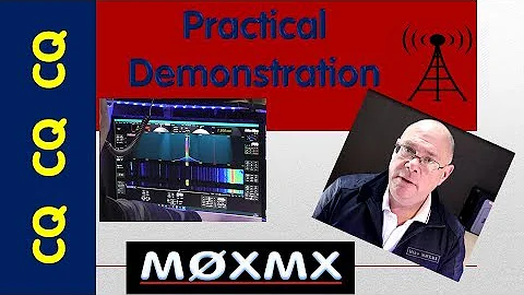 Example of calling CQ on HF