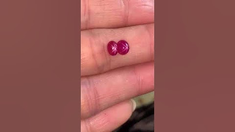 giao lưu đôi Ruby Yên Bái sao #gemstone #ruby #gem #daquy #sapphire