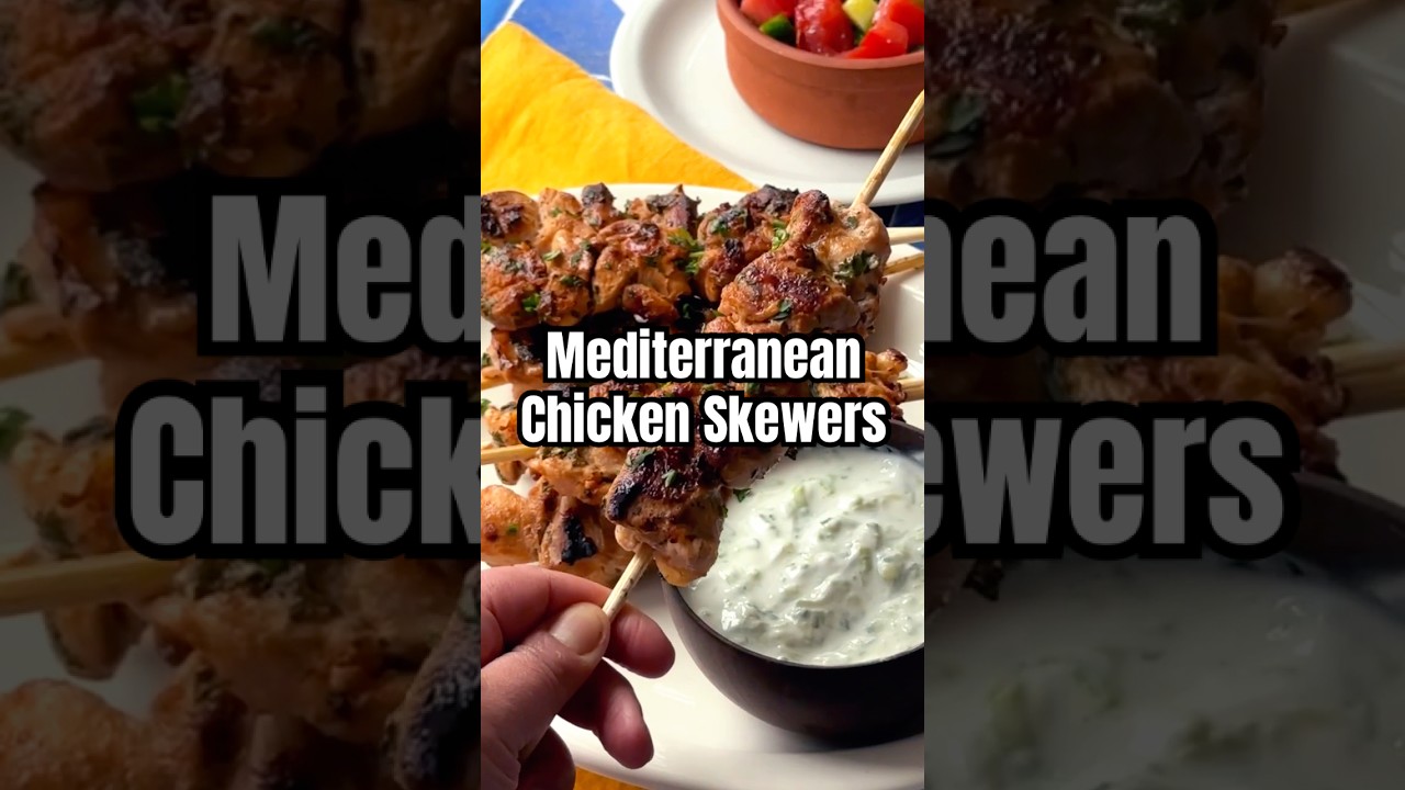 Mediterranean Chicken Skewers