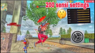 200 sensitivity Settings iphone 6 👽 HUD+DPI⚙️/ iphone 6 Free fire Highlights 🔥❤️ m1887.Exe