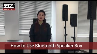 Real Check Sound Line Array | How to Use Bluetooth Speaker Box |