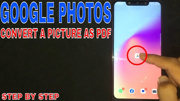 ✅ How To Convert A Picture As PDF In Google Photos 🔴
