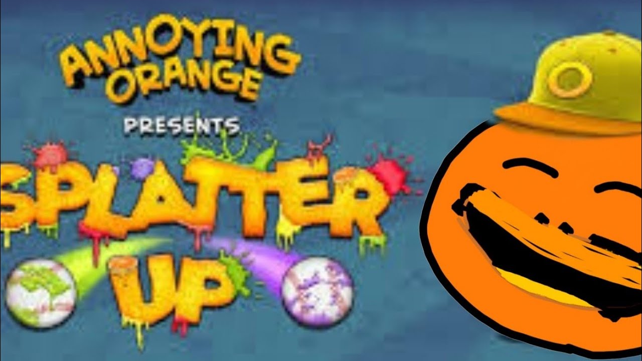 Today i make my own annoying orange | splatter up my orange - YouTube