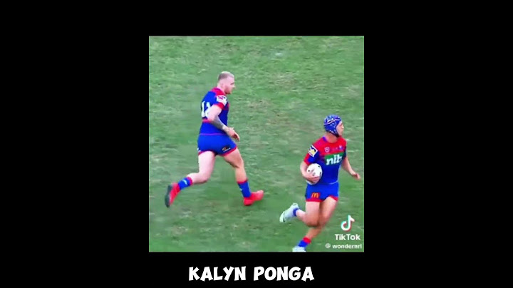 Ponga once again.  #nrl #funny