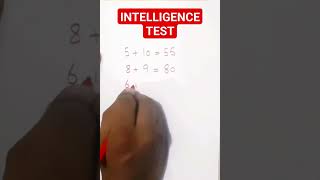 Intelligence Test shorts youtubeshorts maths