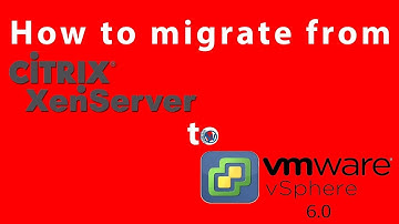 How to migrate from Citrix XEN Server to vMWare Vsphere ESXi