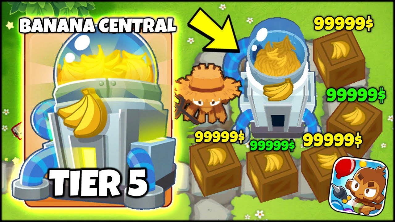 WORLD'S FIRST "BANANA CENTRAL" TIER 5 FARM UPGRADE // Bloons TD 6