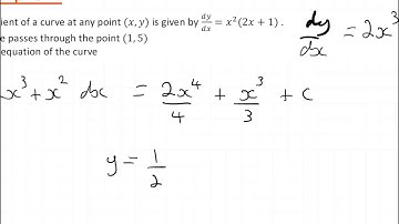 AS Level Maths: Integration - 1.2 Finding the Arbitrary Constant