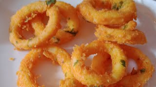 Anelli di CALAMARI CROCCANTI ? كلمار مقلي