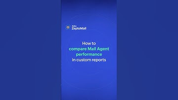 How to compare Mail Agent performance in custom reports