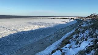 January 30, 2022 Frozen Delaware Bay