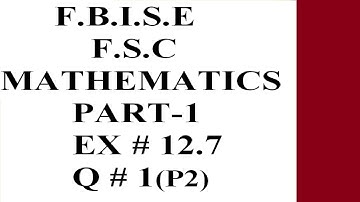 11th Class Maths | Chapter 12 | Exercise 12.7 | Question 1(ii) | Application of Trigonometry