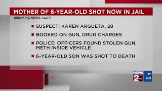 Mother of 6-year-old shot dead now in jail