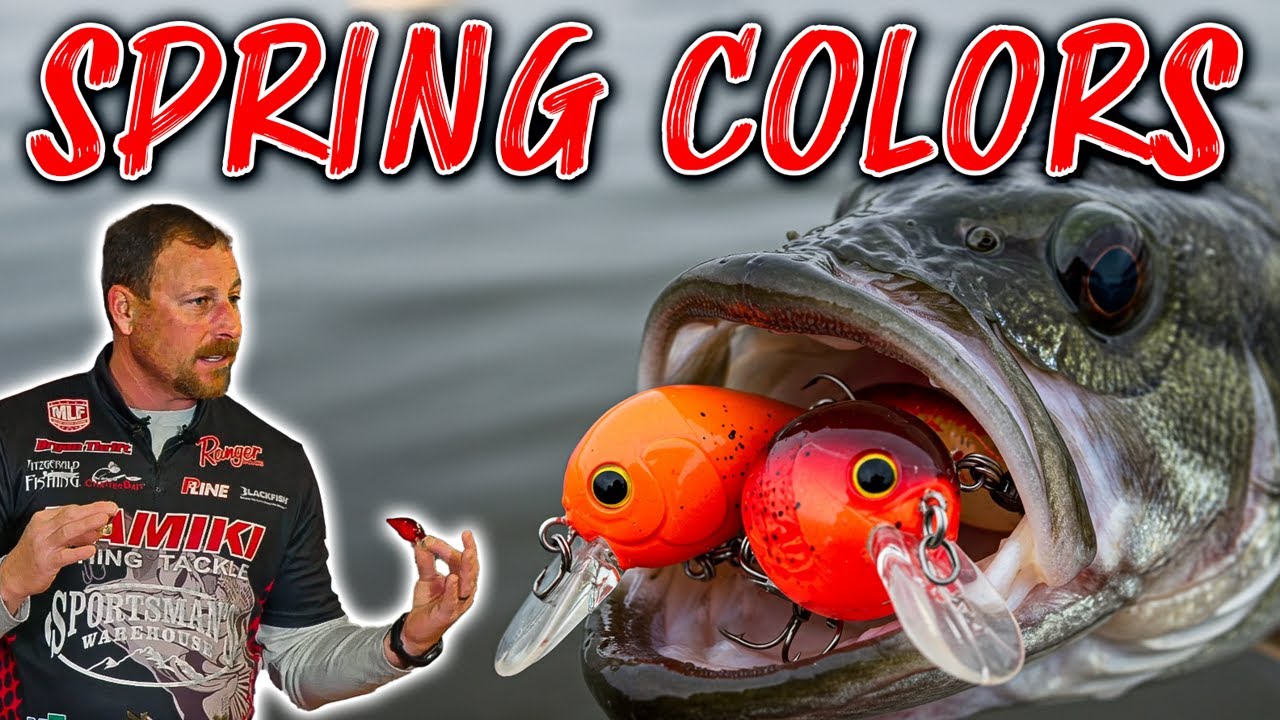 Thrift's Spring Bass Fishing Tips! BEST Colors for Clear & Dirty Water