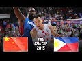 China 🇨🇳 v Philppines 🇵🇭 - Classic Full Games | FIBA Asia Cup 2015