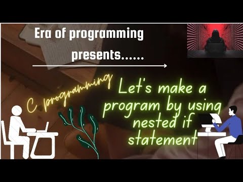 Nested if else C program💻 || Age and Salary increment || C programmming || #visual_studio_code