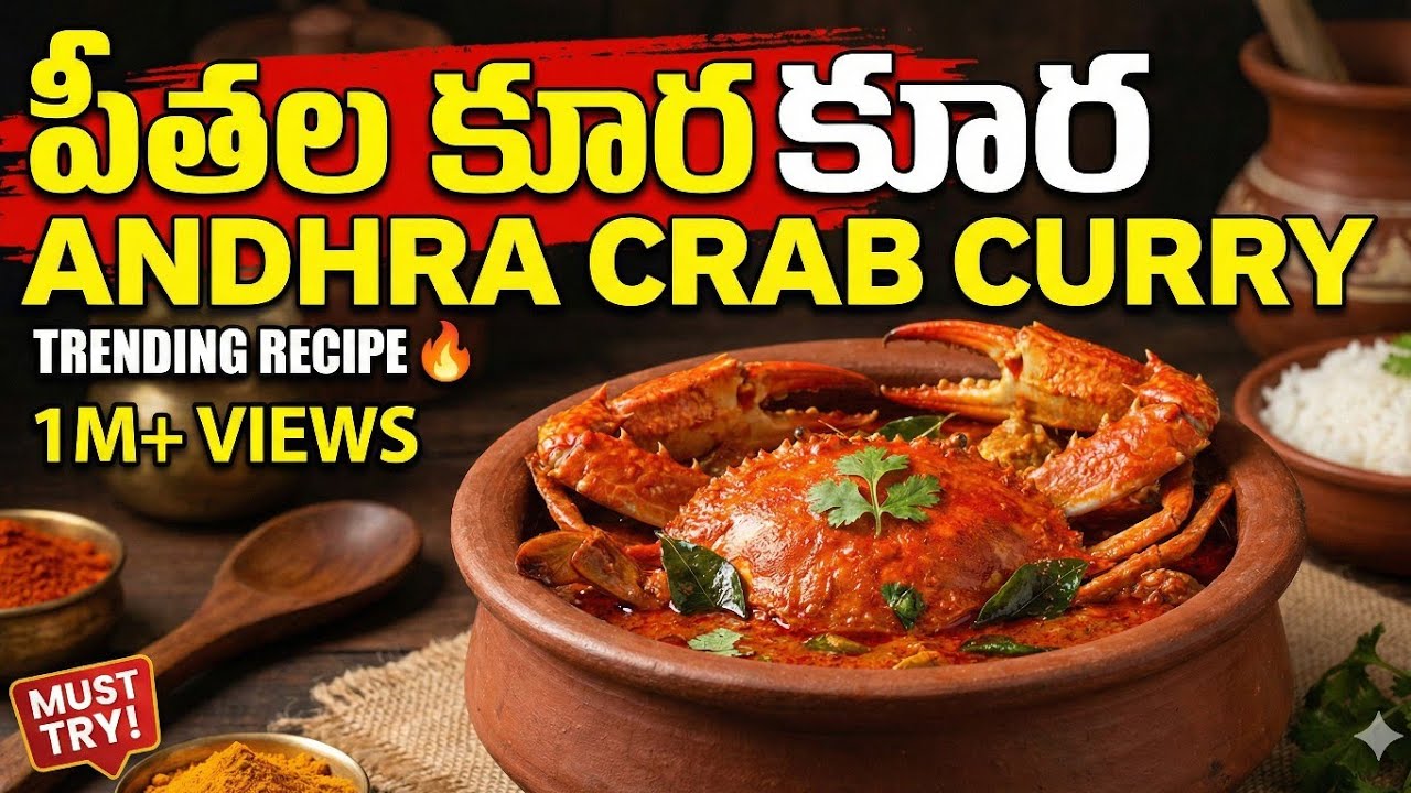 పీతల కూర || Crab's Curry || Cooking Videos ||@shobhacookingchannel-SH 
