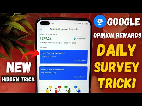 Per Day ₹35?| How to Get Daily Surveys in Google Opinion Rewards 2022 With Live Proof!!?
