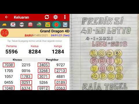 5 1 2021 Grand Dragon Lotto 4d Chart 4 1 2021 Youtube