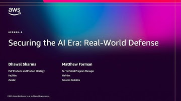 AWS re:Invent 2025 - Securing the AI Era: From Hype to Real-World Defense (AIM106)