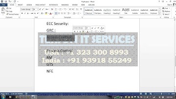 SAP GRC Online Training & Video Classes Tekson IT