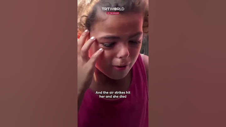 Palestinian child mourns her sister killed by Israel