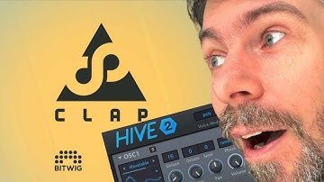 CLAP plugins 👏 in Bitwig, better than VST plugins? U-HE Hive Clap!