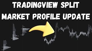 NEW TradingView Market Profile Indicator Update  Split Profiles