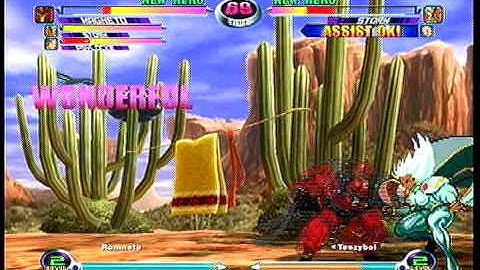 MvC2 Online (360): Brett (MSP) vs TeezyBoi (MST) 7 .:10.20.09:.