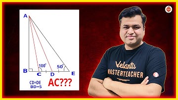 Interesting Question | Find AC? | IOQM 2024 | ISI | CMI | Maths Olympiad| Chetan Sir | VOS