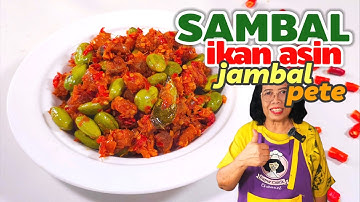 SAMBAL PENYELAMAT SAAT DARURAT  -- RESEP SAMBAL IKAN ASIN JAMBAL PETE // BISA JADI LAUK AWET 1 BULAN