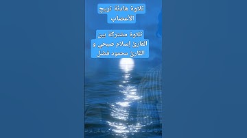 تلاوة مشتركة بين القارئ إسلام صبحي و القارئ محمود فضل #إسلام_صبحي#محمود_فضل