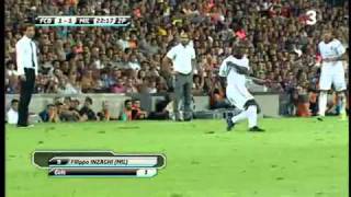 Barcellona Milan 1-1 Euro Di Pippo Inzaghi Trofeo Gamper