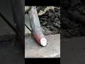 Nail Chisal Making || pipe hole  cutting  #twinbrothersblacksmith #shorts #satisfying