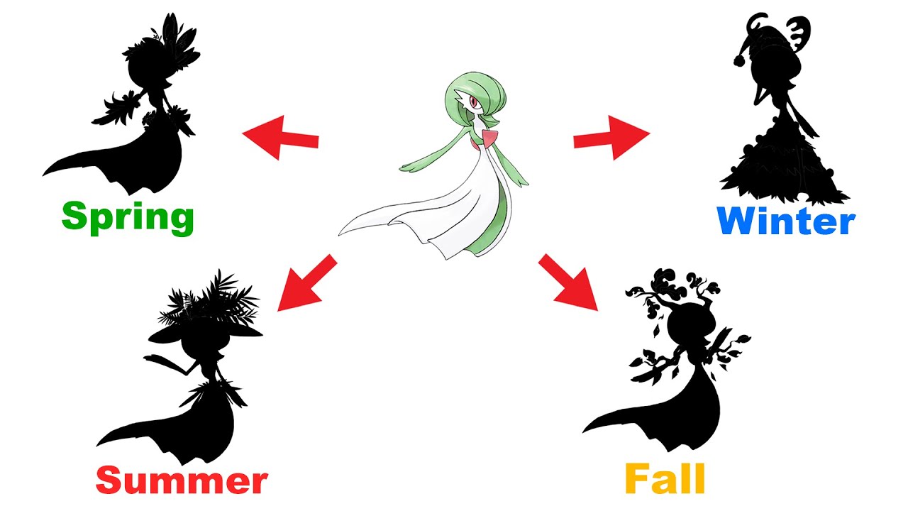 Pokemon 4 Seasons Evolution - Gardevoir. 