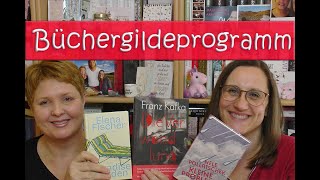 Das Büchergildeprogramm aus dem 2. Quartal/ diese Bücher durften wir lesen