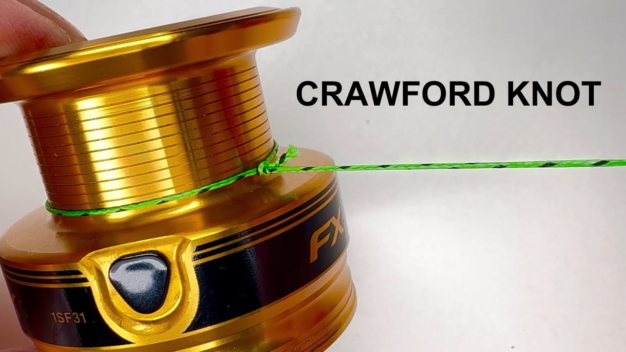 How to Tie the Crawford Knot to Secure a Fishing Line to a Reel Spool